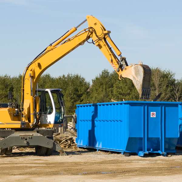 what happens if the residential dumpster is damaged or stolen during rental in Manistee Lake